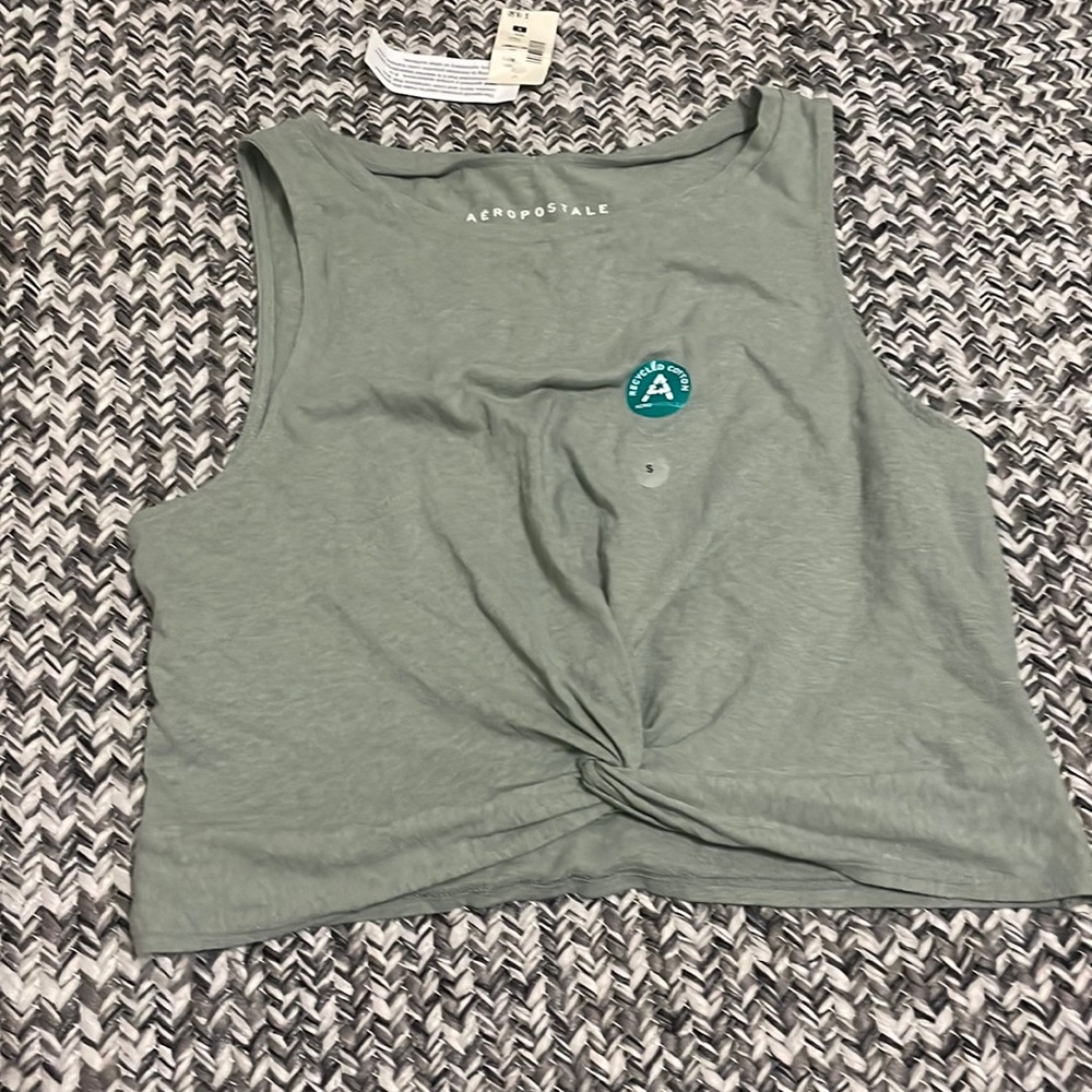Aeropostale green muscle shirt